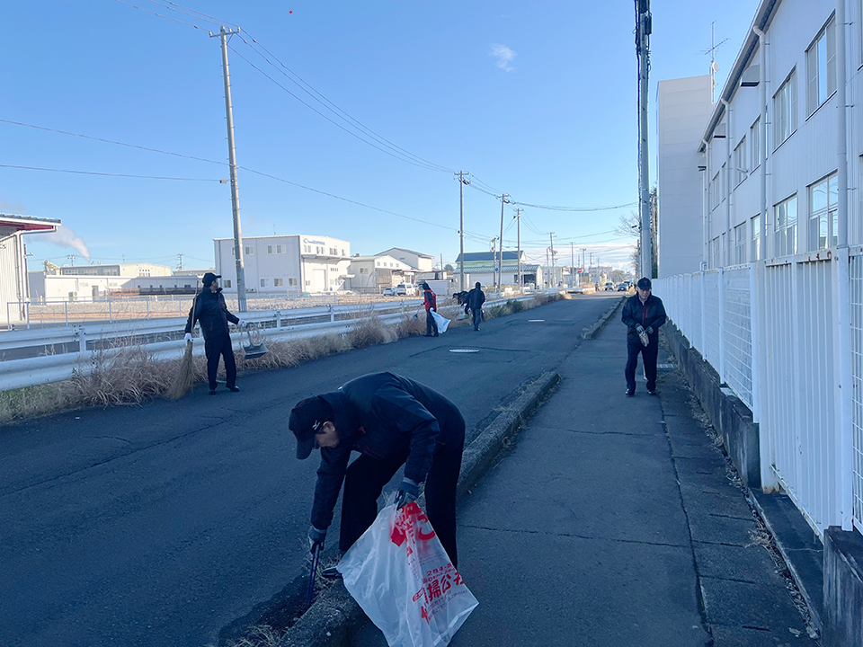 清掃活動の様子